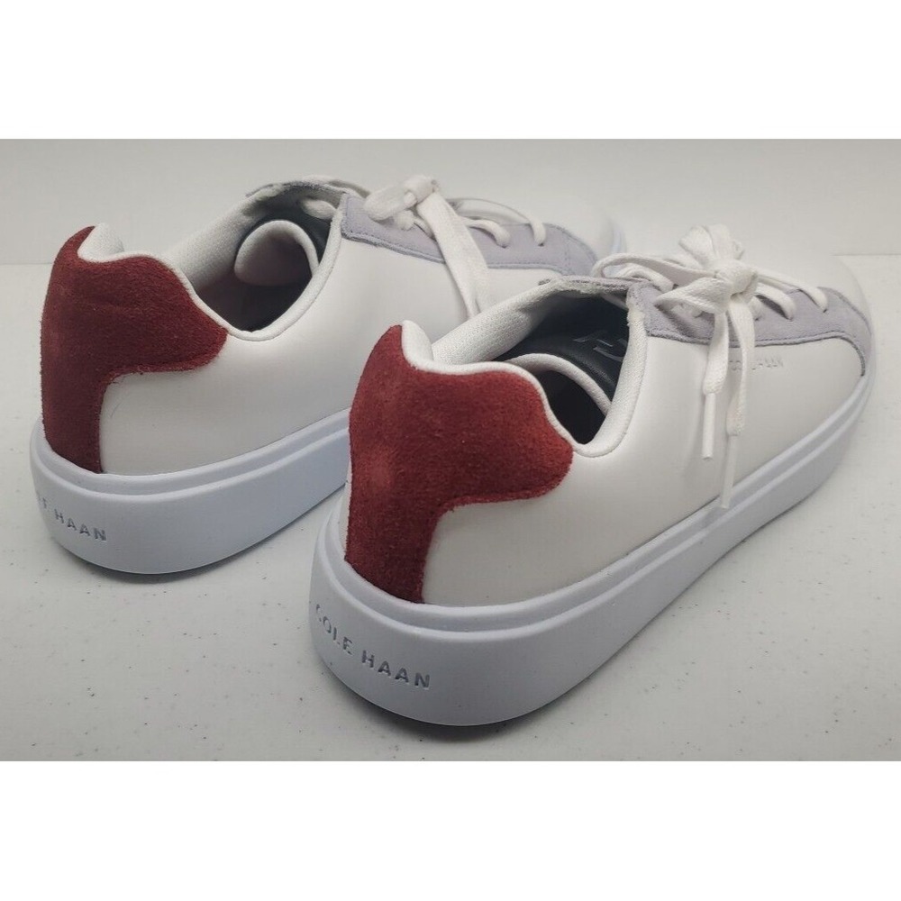 Cole Haan Women's GC Daily Lace Up Sneakers Sz 7B Ivory/Syrah W29127 New! - Picture 4 of 10